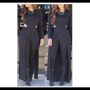 🕶🌟Brand new Goddess navy two piece set🌟🕶